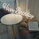 Happy Birthday Neon Sign,Neon Sign, custom neon, led light, led neon light, led neon sign, home decor neon, wedding neon sign, party neon light , Business logo Neon Sign, cool lamp light, custom name neon sign, Custom Led Light, bedroom neon sign,