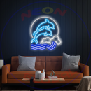 Dolphin Led Neon Sign,Neon Sign, custom neon, led light, led neon light, led neon sign, home decor neon, wedding neon sign, party neon light , Business logo Neon Sign, cool lamp light, custom name neon sign, Custom Led Light, bedroom neon sign,