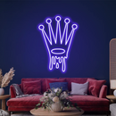 dripping crown neon sign,Neon Sign, custom neon, led light, led neon light, led neon sign, home decor neon, wedding neon sign, party neon light , Business logo Neon Sign, cool lamp light, custom name neon sign, Custom Led Light, bedroom neon sign,