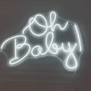 Oh Baby ! Neon Sign, Neon Sign, custom neon, led light, led neon light, led neon sign, home decor neon, wedding neon sign, party neon light , Business logo Neon Sign, cool lamp light, custom name neon sign, Custom Led Light, bedroom neon sign,