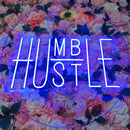 Hustle Humble Neon Sign，Neon Sign, custom neon, led light, led neon light, led neon sign, home decor neon, wedding neon sign, party neon light , Business logo Neon Sign, cool lamp light, custom name neon sign, Custom Led Light, bedroom neon sign, 