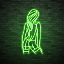 Lady Back Neon Sign,Neon Sign, custom neon, led light, led neon light, led neon sign, home decor neon, wedding neon sign, party neon light , Business logo Neon Sign, cool lamp light, custom name neon sign, Custom Led Light, bedroom neon sign,