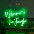 Welcome To The Jungle Neon Sign ,Neon Sign, custom neon, led light, led neon light, led neon sign, home decor neon, wedding neon sign, party neon light , Business logo Neon Sign, cool lamp light, custom name neon sign, Custom Led Light, bedroom neon sign, 