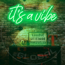 It's A Vibe Neon Sign，Neon Sign, custom neon, led light, led neon light, led neon sign, home decor neon, wedding neon sign, party neon light , Business logo Neon Sign, cool lamp light, custom name neon sign, Custom Led Light, bedroom neon sign,