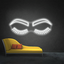 Eyelashes Neon Sign,Neon Sign, custom neon, led light, led neon light, led neon sign, home decor neon, wedding neon sign, party neon light , Business logo Neon Sign, cool lamp light, custom name neon sign, Custom Led Light, bedroom neon sign, 