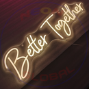 Better together Neon Sign,Neon Sign, custom neon , led light, led neon light, led neon sign, home decor art, wedding decor , party neon light , Business Neon Sign, cool lamp light, custom name neon sign, Custom Led Light