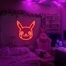 Pikachu Neon Sign,Neon Sign, custom neon, led light, led neon light, led neon sign, home decor neon, wedding neon sign, party neon light , Business logo Neon Sign, cool lamp light, custom name neon sign, Custom Led Light, bedroom neon sign,