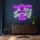 Keith Haring Out-Inside Neon Sign，Neon Sign, custom neon, led light, led neon light, led neon sign, home decor neon, wedding neon sign, party neon light , Business logo Neon Sign, cool lamp light, custom name neon sign, Custom Led Light, bedroom neon sign,
