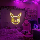 Pikachu Neon Sign,Neon Sign, custom neon, led light, led neon light, led neon sign, home decor neon, wedding neon sign, party neon light , Business logo Neon Sign, cool lamp light, custom name neon sign, Custom Led Light, bedroom neon sign, 