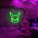 Pikachu Neon Sign,Neon Sign, custom neon, led light, led neon light, led neon sign, home decor neon, wedding neon sign, party neon light , Business logo Neon Sign, cool lamp light, custom name neon sign, Custom Led Light, bedroom neon sign,