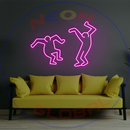 Keith Haring Daning Neon Sign