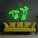 Keith Haring Daning Neon Sign