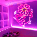Keith Haring Neon Sign, Neon Sign, custom neon, led light, led neon light, led neon sign, home decor neon, wedding neon sign, party neon light , Business logo Neon Sign, cool lamp light, custom name neon sign, Custom Led Light, bedroom neon sign,