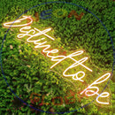 Destined to be Neon Sign,Neon Sign, custom neon , led light, led neon light, led neon sign, home decor art, wedding decor , party neon light , Business Neon Sign, cool lamp light, custom name neon sign, Custom Led Light