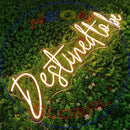 Destined to be Neon Sign,Neon Sign, custom neon , led light, led neon light, led neon sign, home decor art, wedding decor , party neon light , Business Neon Sign, cool lamp light, custom name neon sign, Custom Led Light