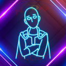 Saitama Neon Sign,Neon Sign, custom neon, led light, led neon light, led neon sign, home decor neon, wedding neon sign, party neon light , Business logo Neon Sign, cool lamp light, custom name neon sign, Custom Led Light, bedroom neon sign,