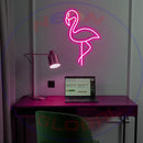 Flamingo Neon Sign,Neon Sign, custom neon, led light, led neon light, led neon sign, home decor neon, wedding neon sign, party neon light , Business logo Neon Sign, cool lamp light, custom name neon sign, Custom Led Light, bedroom neon sign, 
