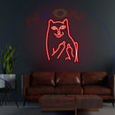 Mr. Bad Cat Neon Sign,Neon Sign, custom neon, led light, led neon light, led neon sign, home decor neon, wedding neon sign, party neon light , Business logo Neon Sign, cool lamp light, custom name neon sign, Custom Led Light, bedroom neon sign,