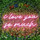 I love you neon sign 