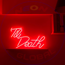 Til Death Neon Sign,Neon Sign, custom neon, led light, led neon light, led neon sign, home decor neon, wedding neon sign, party neon light , Business logo Neon Sign, cool lamp light, custom name neon sign, Custom Led Light, bedroom neon sign,